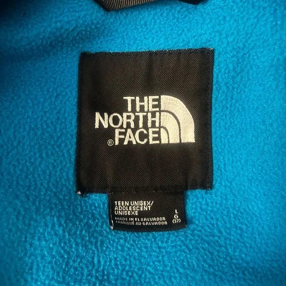 {The North Face} Unisex Denali Fleece Polartec Jacket Colorblock - Youth Large - Picture 8 of 12